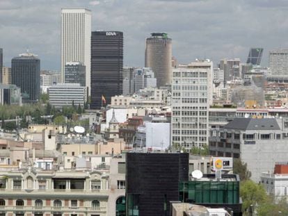 Vista de la zona norte de Madrid.