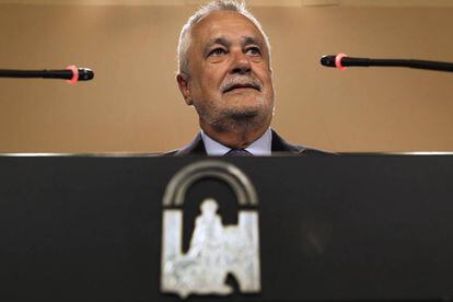 El expresidente de la Junta de Andalucía, José Antonio Griñán, en 2013.