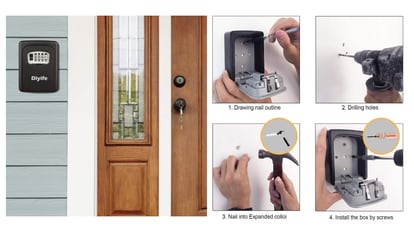 Esta caja fuerte para llaves ayuda a guardar con seguridad hasta cinco  juegos de repuesto en casa o el trabajo, Lo más vendido, Escaparate