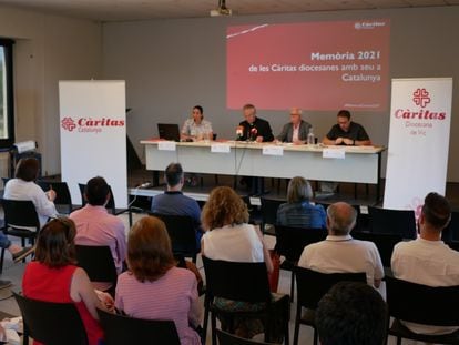 Presentación de la memoria 2021 de Càritas Catalunya