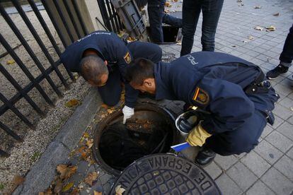 Diversos policies de subsòl registren els embornals, als voltants del Bernabéu.
