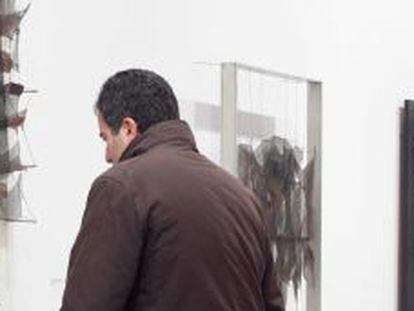 Un aspecto de la exposición de Manuel Rivera en el Centro José Guerrero de Granada.