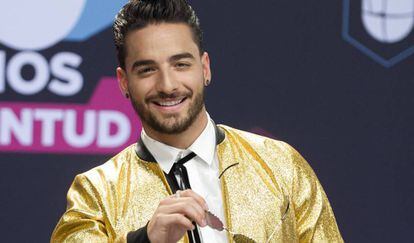 El cantante colombiano Maluma en los Premios Juventud el pasado 6 de julio en Florida (EE UU).