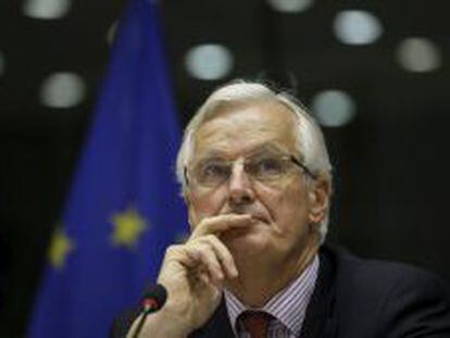 El comisario europeo de Mercado Interior, Michel Barnier