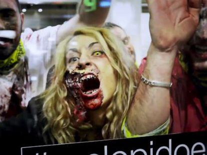 Una imagen promocional de la iniciativa 'Pon un zombie en tu vida', en el festival Metrópoli.