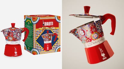 Esta cafetera clásica italiana puede servir para la preparación de hasta seis tazas de café.
