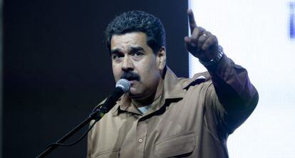 Nicolás Maduro durante una presentación en Bolivia