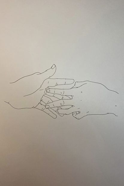 Doillon ha dibujado sus ya famosas manos para firmas como Gucci.