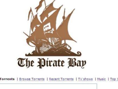 Pagina web The Pirate Bay