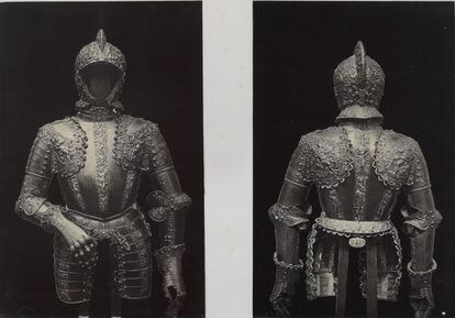 Las fotografías de armaduras tomadas en el siglo XIX muestran la enorme calidad y el dominio de la técnica de estos pioneros de la imagen.