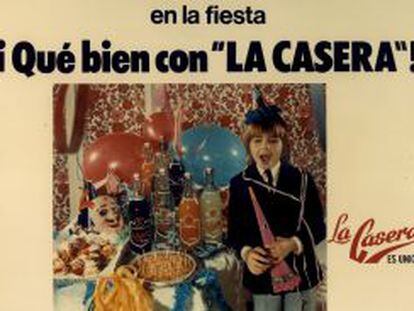 Imagen de una publicidad de La Casera