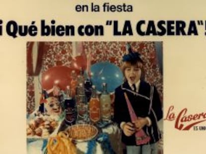 Imagen de una publicidad de La Casera