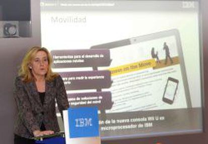 Marta Mart&iacute;nez, presidenta de IBM Espa&ntilde;a.