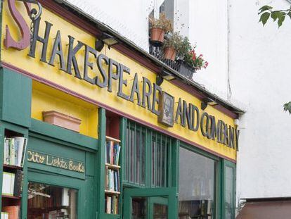 La librería Shakespeare & Company de París.