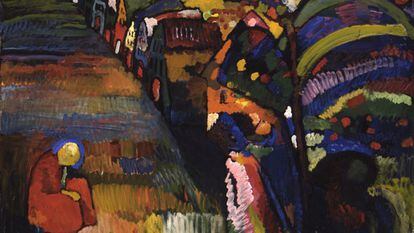'Pintura con casas', de Vasili Kandinsky (1909).