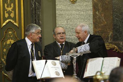 Presidentes de Sala del Supremo, en 2010.