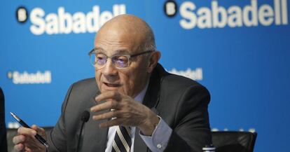 Josep Oliu, presidente de Banco Sabadell