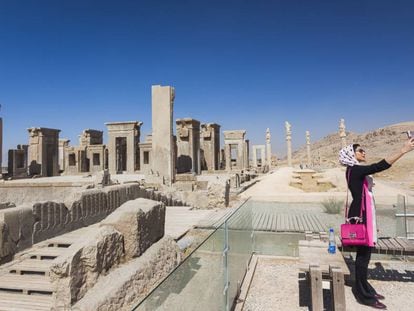Las ruinas de Persépolis, en Irán. 