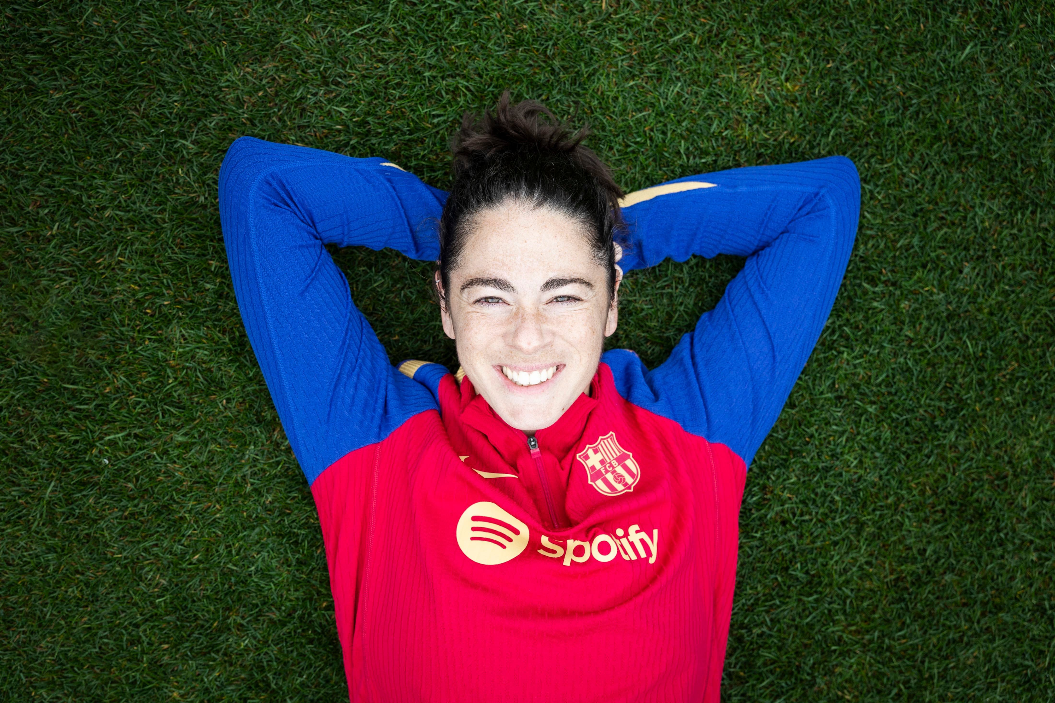 Marta Torrejón, en la Ciudad Deportiva del Barcelona.