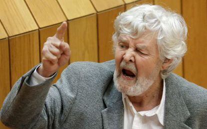 El portavoz de Alternativa Galega de Esquerda, Xosé Manuel Beiras