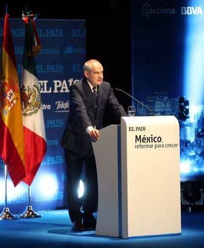 Antonio Caño, director de EL PAÍS, durante su discurso.