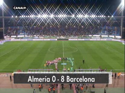 Almería 0 - Barcelona 8