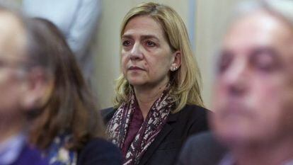 La infanta Cristina durante el juicio del 'caso Nóos'.