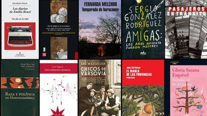 Algunas de las portadas de los libros seleccionados en la lista 2017.