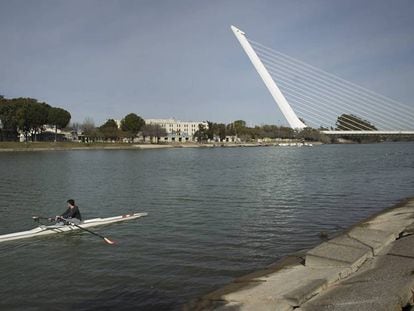 Zona del río Guadalquivir donde la policía buscará ahora el cuerpo de Marta del Castillo.