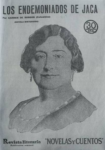 Novela póstuma de Carmen de Burgos Colombine, 'Los endemoniados de Jaca' (1932).
