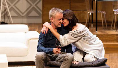 Carlos Hipólito y Natalia Millán en 'La mentira', de Florian Zeller.