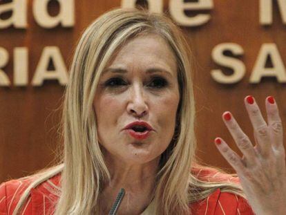 La presidenta de la Comunidad de Madrid, Cristina Cifuentes.