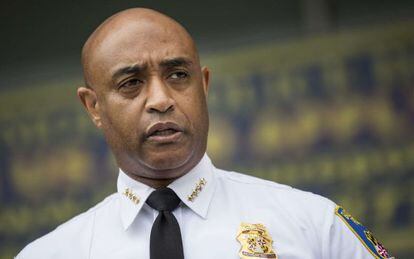 El comisionado de la polic&iacute;a de Baltimore, Anthony Batts 