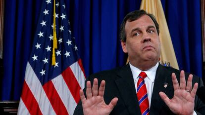 Chris Christie, en marzo de 2014, cuando era gobernador del Estado de Nueva Jersey.
