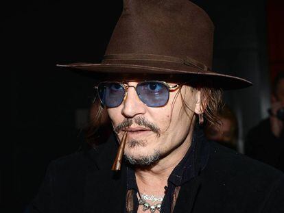 El actor Johnny Depp en Dublín (Irlanda) en enero de 2018.