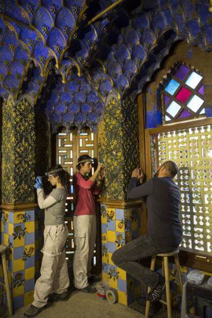 La sala del fumador de la Casa Vicens.