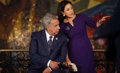Moreno y su esposa, Rocío González.