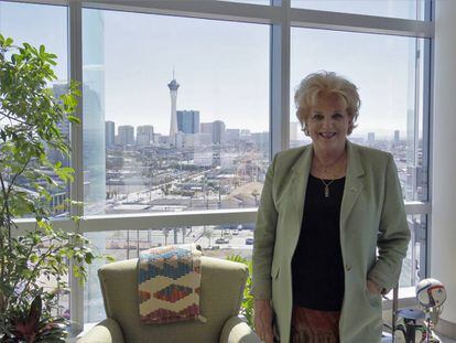 Carolyn Goodman, alcaldesa de Las Vegas, en su despacho.