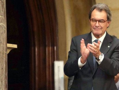 El expresidente de la Generalitat, Artur Mas, en una imagen de archivo.