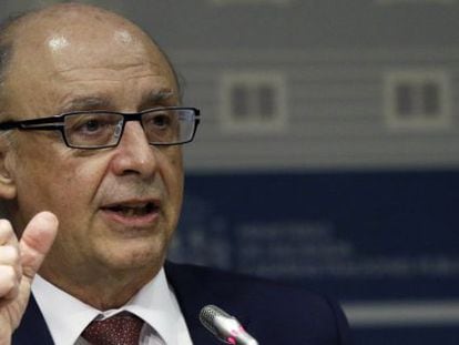 El ministro de Hacienda en funciones, Crist&oacute;bal Montoro. 