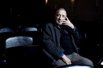 Jean-Claude Carrière, en Madrid en 2016 en el estreno de su obra 'Las palabras y la cosa'.