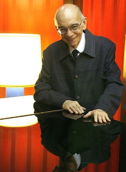 El economista y músico José Antonio Abreu, en Oviedo.