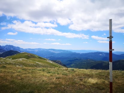 Vista desde el monte Brecog, en el sureste de Bosnia-Herzegovina.