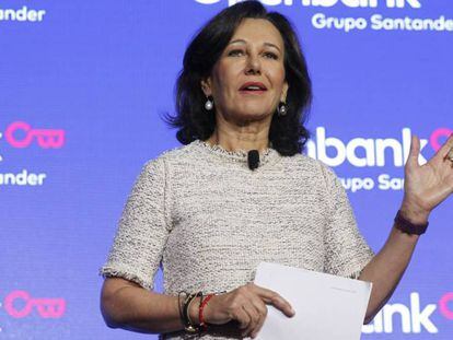 La presidenta del grupo Santander, Ana Botín.