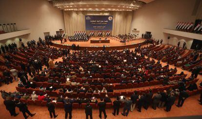 El parlamento iraquí en Bagdad, el 8 de septiembre