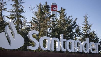 Sede del Banco Santander, en Madrid.
