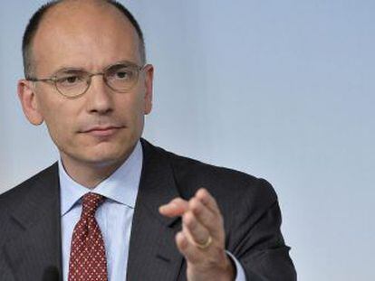 El primer ministro italiano, Enrico Letta. 