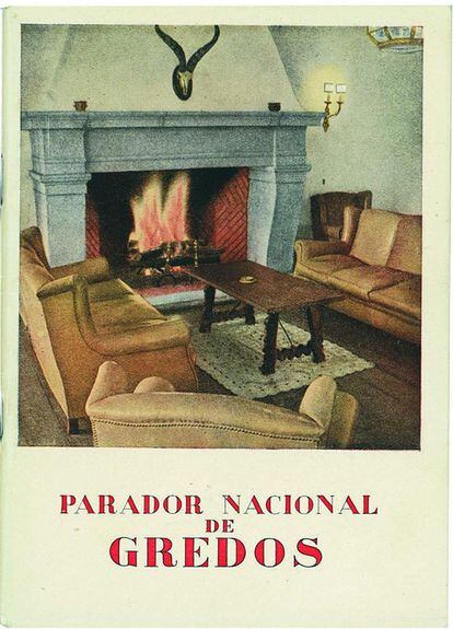 Cartel promocional del establecimiento de Gredos.