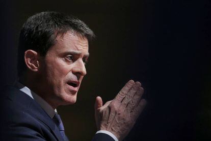 El candidato a las primarias socialistas en Francia, Manuel Valls.