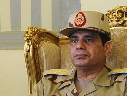 Abdel Fatah al Sisi, ministro de Defensa de Egipto. 